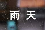 繁星四月戚薇《雨天》歌词