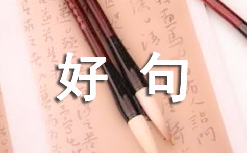好段好句摘抄赏析