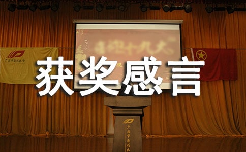 优秀业务获奖感言