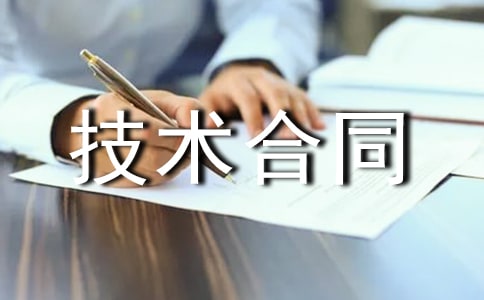 实用的技术合同12篇