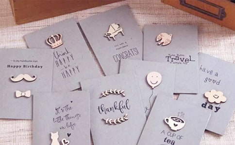 明信片的寄语集绵