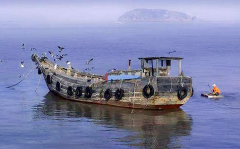 手工折纸渔船的方法最简单